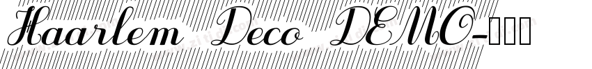 Haarlem Deco DEMO字体转换